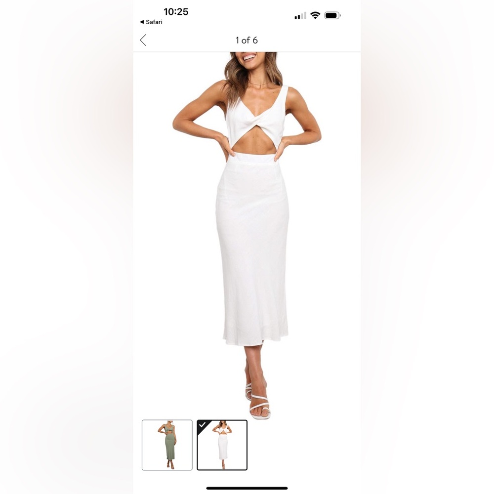 Apollo cutout dress - BRIDE TO BE!